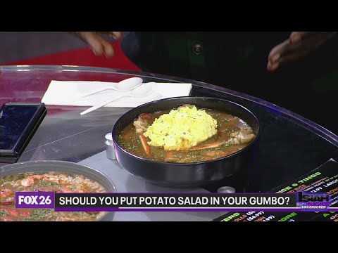 Should you put potato salad in your gumbo?