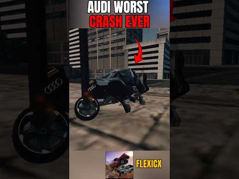Audi Worst accident in the Autobahn FlexicX 💀 #audirs6 #kerosene #flexicx #autobahn #shorts #audi