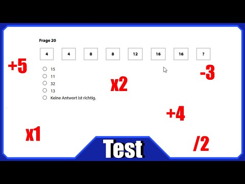 Komplette Verwirrung der der letzten Aufgabe | Zahlenreihen Test