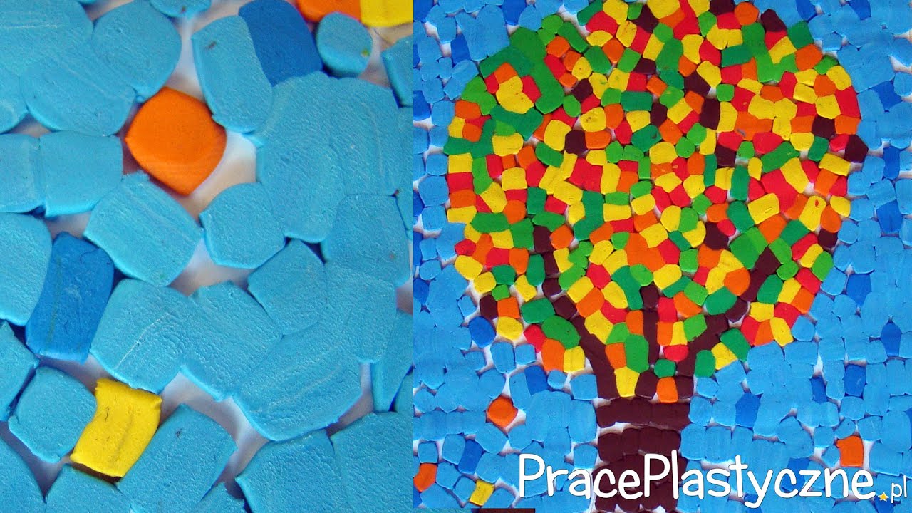 Mozaika z plasteliny