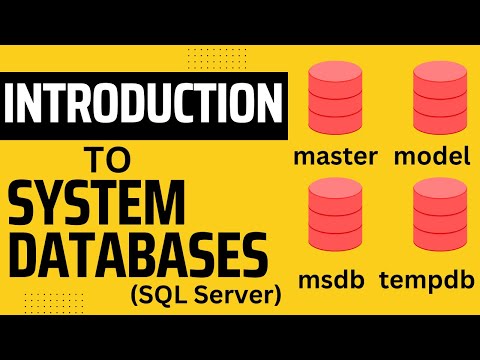 Sql Server System Databases Master Database