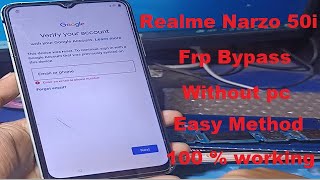 Realme Narzo 50i (RMX3231/RMX3235) Frp Bypass/Google Ac Remove Without Pc Latest 2022 100% Working