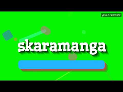 SKARAMANGA - HOW TO PRONOUNCE IT!?