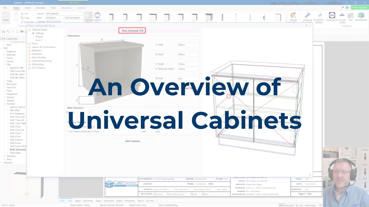 A Minute with Mike: Universal Cabinets Overview