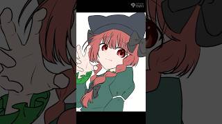 【東方】猫耳ニット帽お燐を描いてみた【イラストメイキング76】