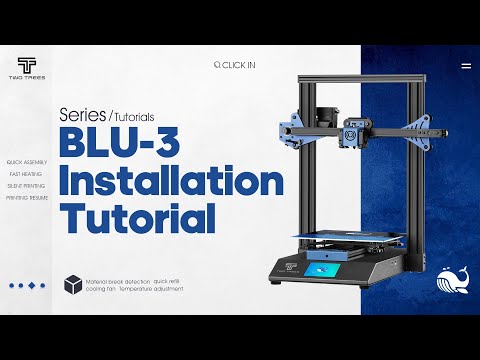 Two Trees BLU-3 V2 3D Printer Kit Demo