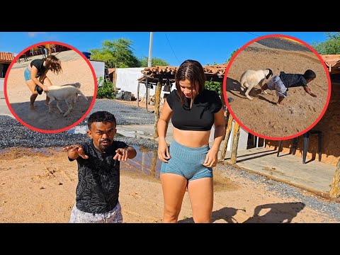 SOPHIA AND THE DWARF CHAGUINHA CHALLENGE THE WILD GOAT