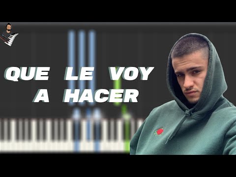Skechi Kid - Que le voy a hacer | Instrumental Piano Tutorial / Partitura / Karaoke / MIDI