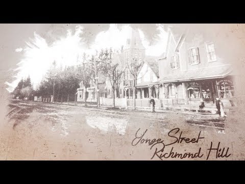 The history of Yonge Street in York Region