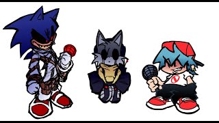 Cover art for Flames & fury (sonic.exe fan song)