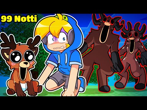 Sbriser viene catturato dalla famiglia dei CERVI in 99 NOTTI su Minecraft!