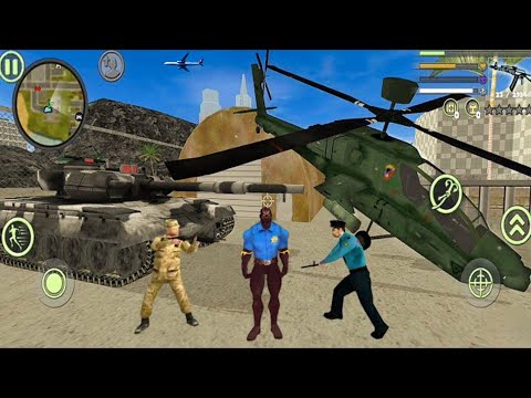 Panther Police Rope Hero Vice Town Crime Simulator #1 - Android Gameplay.
