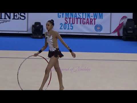 Shasangari NAGARAJAN (MAS) hoop - 2015 Stuttgart worlds Qualifs