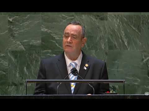 Guatemalan President Addresses Territorial Dispute at 76th UNGA