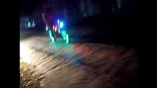 preview picture of video 'Wheel lights Pony, xrm, z250, madass 125'