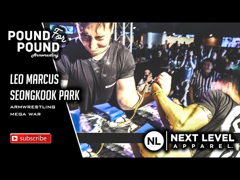 Leo Marcus V Seongkook Park | Armwrestling Mega WAR