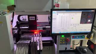 QIHE TVM925S pick and place machine SMT machine actual operation