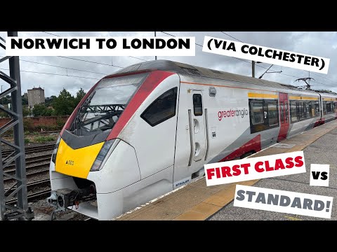 Best New Trains in the UK? Greater Anglia First vs Standard!