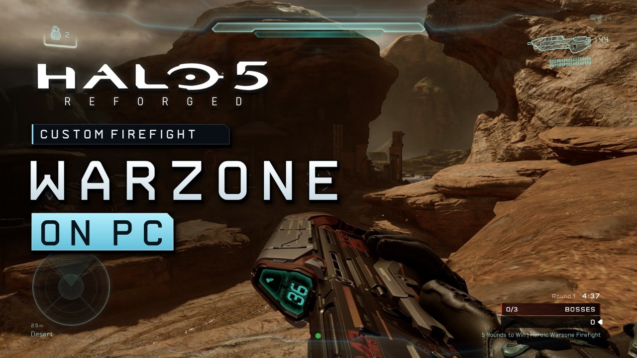 Halo 5: Reforged - Custom Warzone Firefight! - YouTube