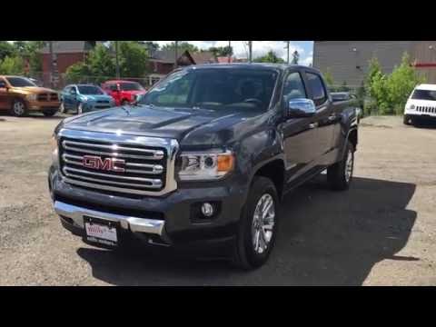 2016 GMC Canyon SLT 4WD Crew Cab LWB Cyber Gray Metallic Oshawa ON Stock# 161209