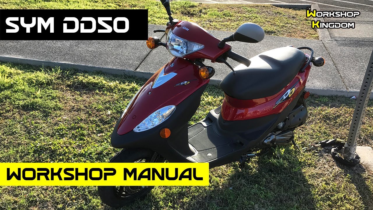 SYM DD50 Workshop Service Repair Manual - English - PDF Download