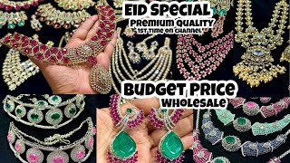 Eid Exclusive: Unique Moissanite, Doublet, Kundan, Polki Bridal Jewellery Wholesale Market in Indian