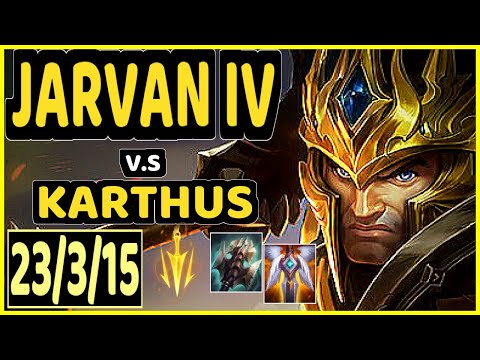 DAT (KITZUO) (JARVAN IV) vs KARTHUS - 23/3/15 KDA JUNGLE GAMEPLAY - NA Ranked GRANDMASTER