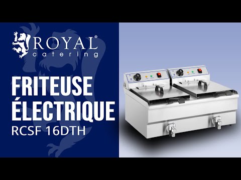 Vidéo - Friteuse électrique - 2 x 16 litres - 400 volts