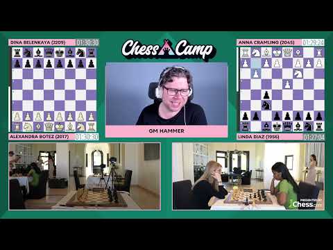 BotezLive 07/31/24 Stream VOD - ALEX WON!  Jules vs Jennifer and ANDREA vs NEMO | Botez Chess Camp