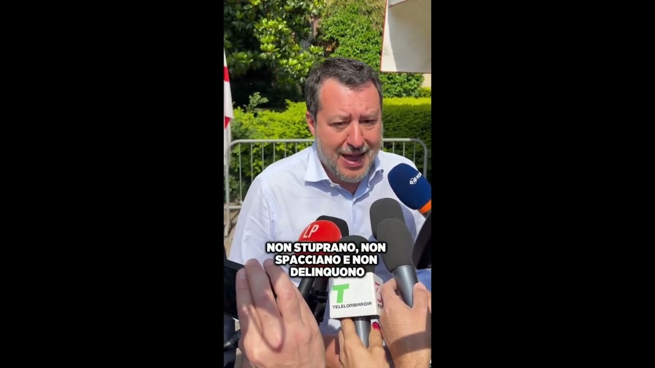 MODENA, SALVINI: "VIA LA CITTADINANZA AI DELINQUENTI, ANCHE PER TUTELARE GLI STRANIERI ONESTI""