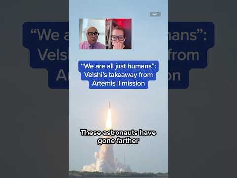 “We are all just humans": Velshi's takeaway from Artemis II mission