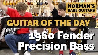 Video thumbnail for Guitar of the Day: 1960 Fender Precision Bass | Norman's Rare Guitars by Normans Rare Guitars