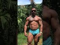 Muscles worship light blue