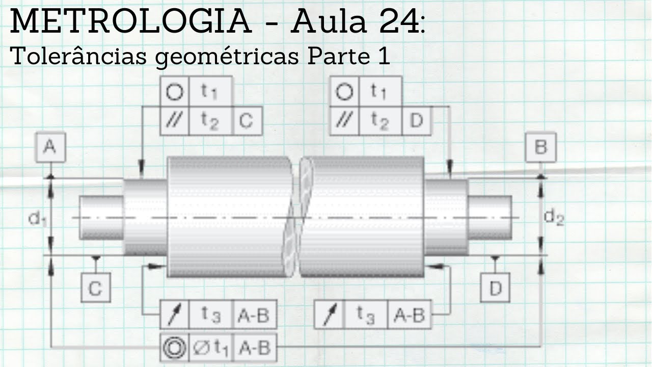 METROLOGIA - Aula 24: Tolerâncias geométricas Parte 1