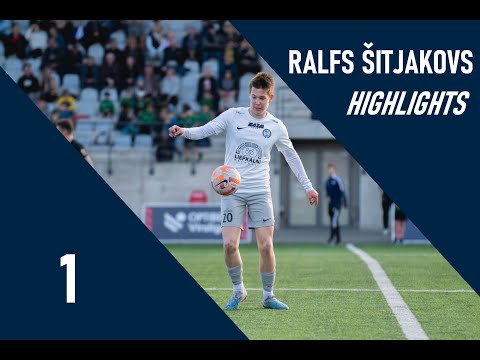 RALFS ŠITJAKOVS | Central midfielder | Highlights | vs SK Super Nova