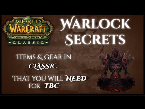 TBC Classic Warlock Gearing Guide - Classic items will use in TBC -  Phase 6 BiS vs T4 Pre-BiS
