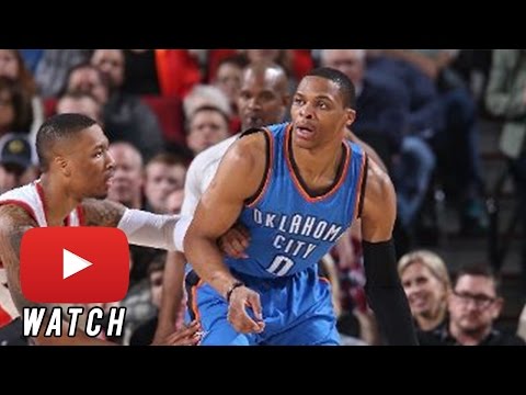 Russell Westbrook Full Highlights at Blazers [2.27.2015] - 40 Pts, 13 Reb, 11 Ast