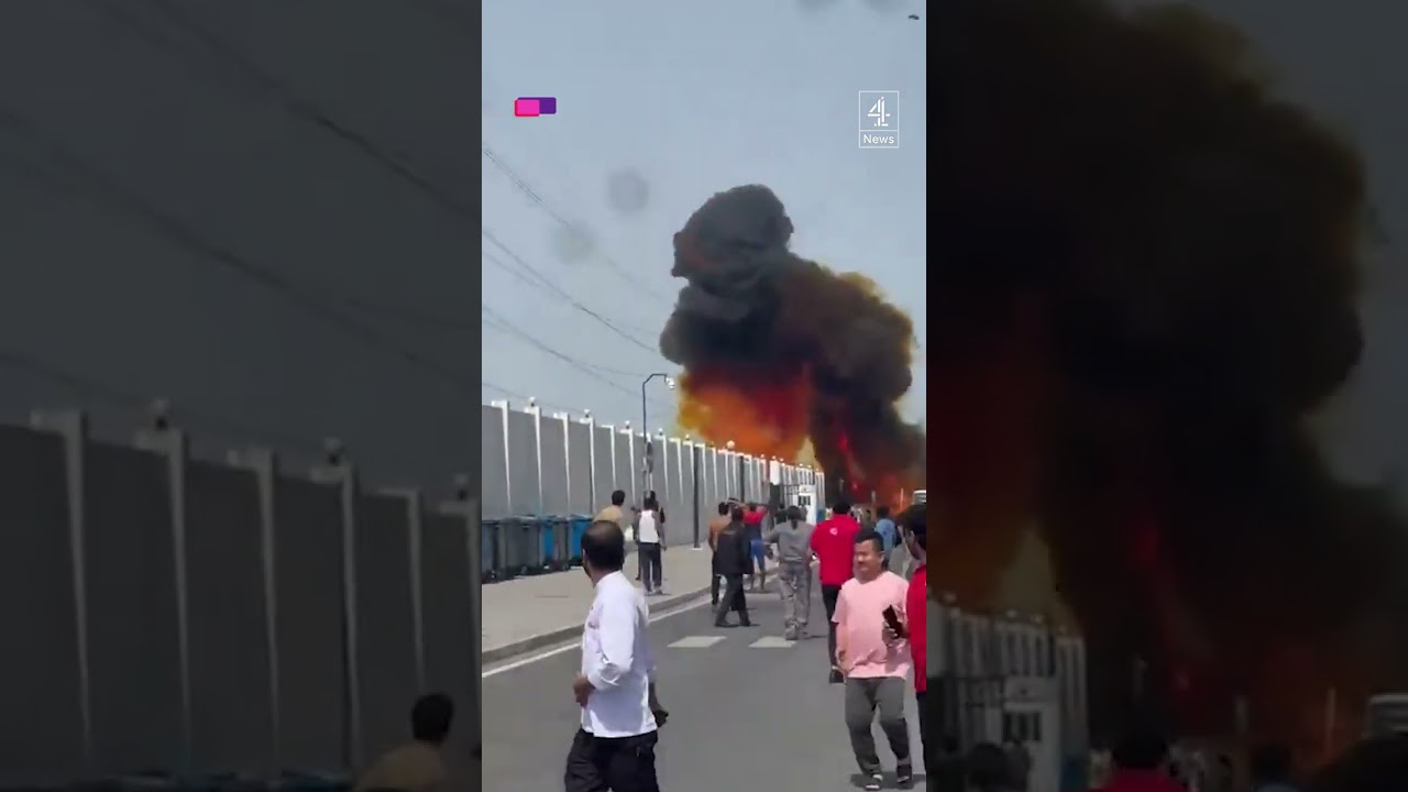 Falling missile explodes in Qatar