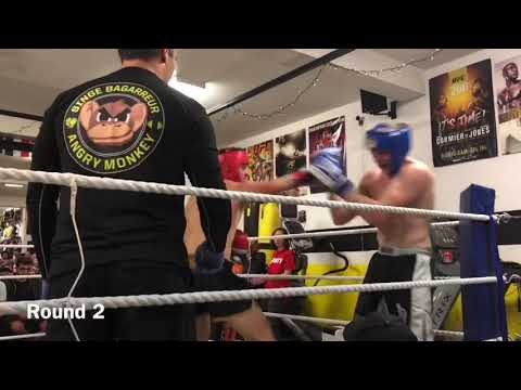 Fight of the night non stop action with a kickboxing match Team 360mma