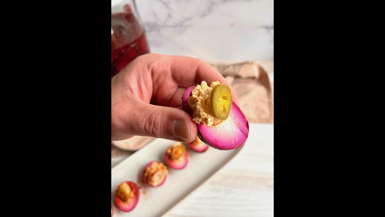 Pickled Deviled Eggs