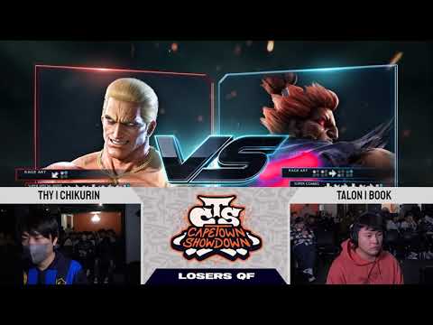 Losers QF - Chikurin vs Book | Cape Town Showdown 2023 - Tekken 7