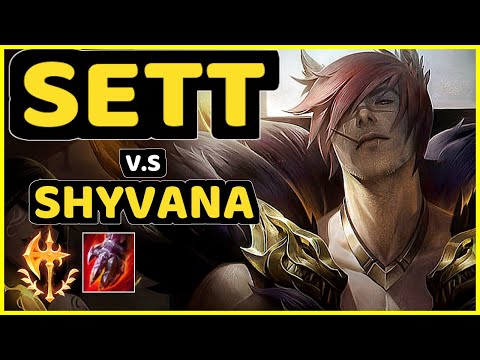 WUNDER (SETT) vs SHYVANA - TOP GAMEPLAY - EUW Ranked GRANDMASTER