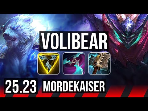 VOLIBEAR vs MORDEKAISER (TOP) | EUW Diamond | 25.23