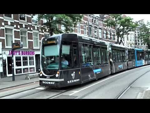 Rotterdam Netherlands: Rotterdamse Elektrische Tram (RET) 2111 Alstom Citadis 302 Tram On Nieuwe