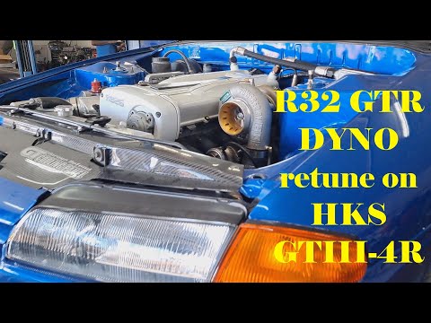 R32 Skyline GTR Dyno Retune on new HKS GTIII-4R Turbo @ Trilogy Performance