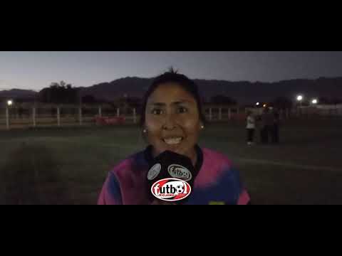 Jugadoras del Seleccionado Femenino de Aimogasta, Campeonas de Liga Riojana de Fútbol.