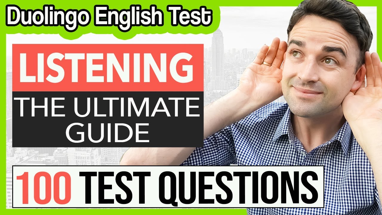 100 Listening Practice Questions - Duolingo English Test