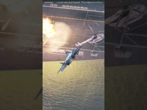Nato Shock! Russian Fighters Attack Ukrainian Union Aircraft Carrier - Arma 3