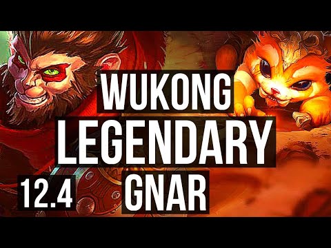 WUKONG vs GNAR (TOP) | Legendary, 6 solo kills, 1.0M mastery, 17/5/10 | EUW Diamond | 12.4