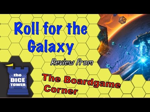 Roll for the Galaxy Review - with Boardgame Corner - YouTube
